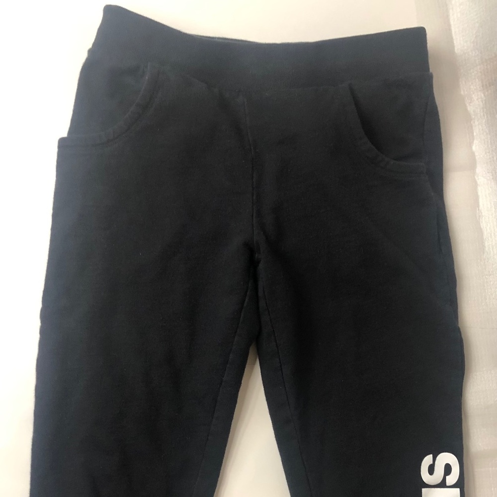 Adidas Girls Black Jogging Pant Size 7/8